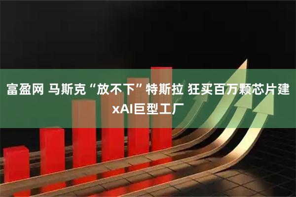 富盈网 马斯克“放不下”特斯拉 狂买百万颗芯片建xAI巨型工厂