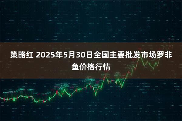 策略红 2025年5月30日全国主要批发市场罗非鱼价格行情