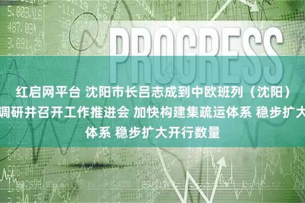 红启网平台 沈阳市长吕志成到中欧班列（沈阳）集结中心调研并召开工作推进会 加快构建集疏运体系 稳步扩大开行数量