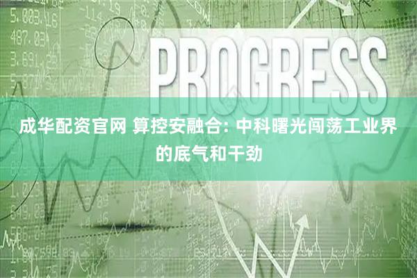 成华配资官网 算控安融合: 中科曙光闯荡工业界的底气和干劲