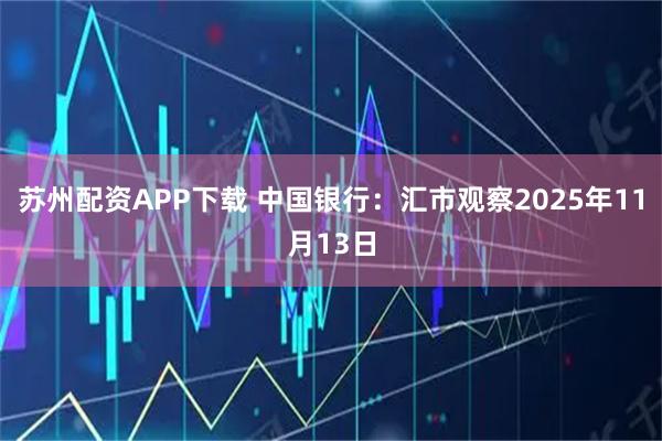 苏州配资APP下载 中国银行：汇市观察2025年11月13日